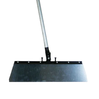 Metal beam secured to a heavy base with screws and brackets, with a background glitch suggesting image editing.