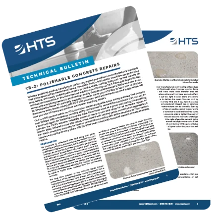 Polishable Concrete Repairs PDF preview